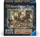 Ravensburger EXIT Pussel 16782 The Artist's Studio 759 Pusselbitar Naty Shop Standardtitel