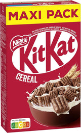 Nestlé KITKAT Spannmål, knapriga frukostflingor med Kitkat-wafers, förpackning 8 x 550 gram Spannmål Naty Shop