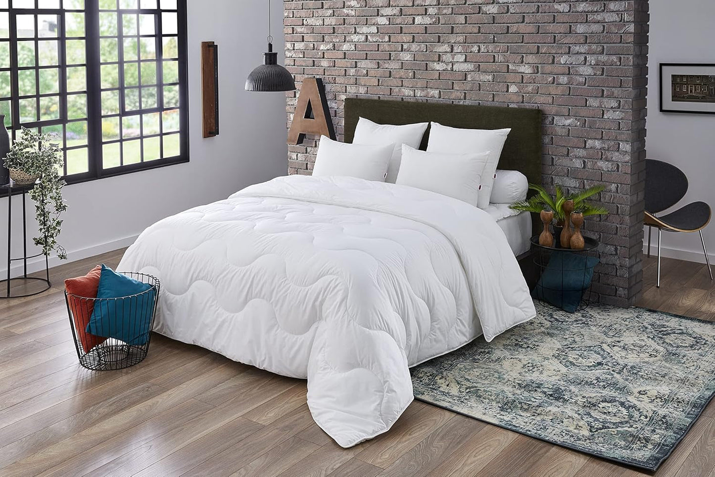 DODO Quilt Munich Basic, polyester, vit, 150X220 cm Täcken och täcken Naty Shop 150X220 Cm