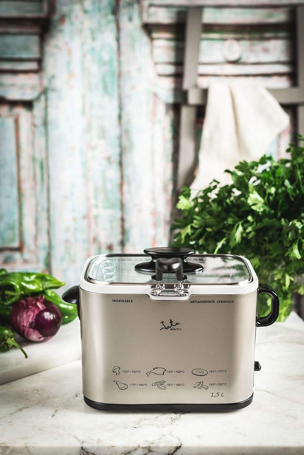 Tamaño FR326E - Fritös, 1000 watt, 1,3 liter Naty Shop Vitvaror