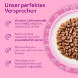 Whiskas Junior Classic Selection våtfoder för katter i sås, 48 ​​påsar, 12 x 85 g (paket med 4) - Högkvalitativt våtfoder för växande katter, 2 till 12 månader