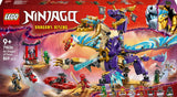 LEGO NINJAGO Lightbow Dragon - leksak med 8 minifigurer och ett Spinjitzu-hjul - interaktiv ninjabyggleksak för pojkar och flickor över 9 år - presentidé för fans 71836 Byggset Besuche den LEGO-Store