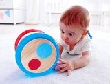 Hape Baby Drum | Rullande musikleksak för små att lära sig rytm och olika ljud, batteridriven, från 6 månader Baby Toys Naty Shop
