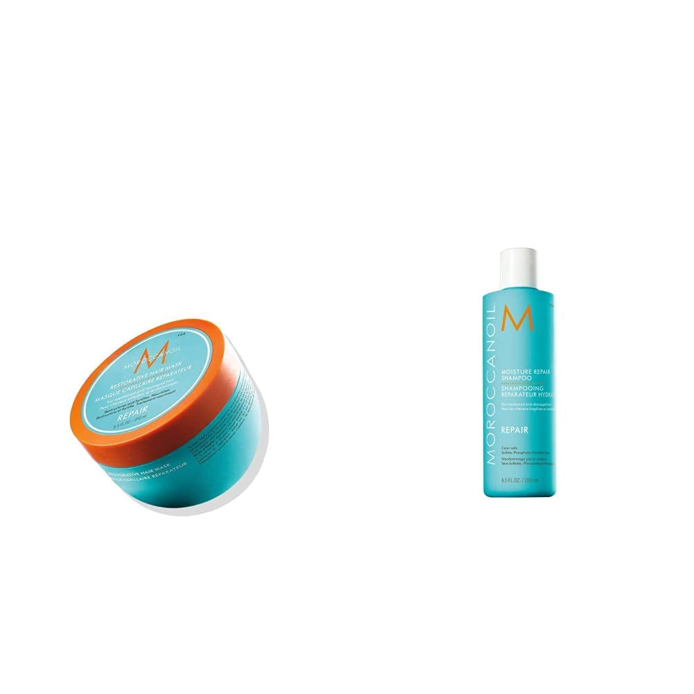 Moroccanoil Hair Strengthening Mask Naty Shop Hair Mask 250 ml (1 förpackning) Förpackning med regenererande schampo