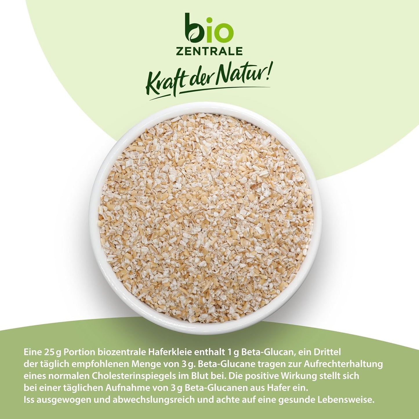Biocentral ekologisk havrekli 1 kg | Fördelaktigt paket | Proteinkälla med hög fiber | Naturligt vegansk | Från EU:s jordbruk | Lågt sockerinnehåll