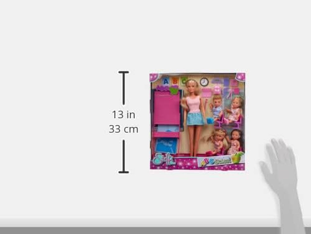 Simba - Docka Steffi Love Schoolgirl - Docka 29 cm - Bild och tillbehör + 4 elever - 105730472002