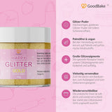 Goodbake Happy Glitter Gold - Ätbart matglitter, 10 gram Glitter Naty Shop