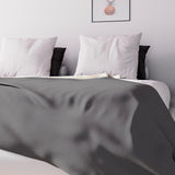 Soleil D'Ocre Adele, Sicksacköverdrag, Slängt från soffan, Polycoton, Grå, 220 X 240 Cm Täcken och täcken Naty Shop