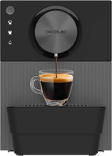 Cecotec Cremmaet Cube kompakt espressomaskin, 1350 W, presssystem 10 g, förinfusionssystem, 19 bar, termoblocksystem, 5 malinställningar, touchkontrollpanel