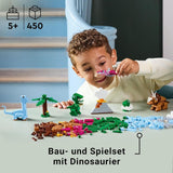 LEGO Classic Creative Dinosaurs Byggset med djurmodeller och figurer gjorda av klossar, fantasifull lekupplevelse, present till pojkar och flickor 5 år gamla, inklusive T.Rex och Triceratops 11041 Byggset Besuche den LEGO-Store