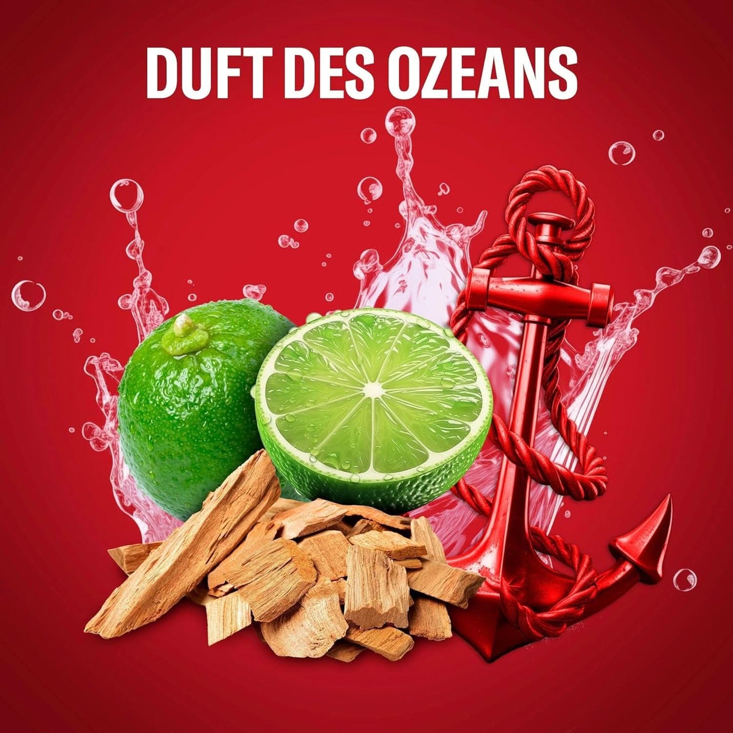 Old Spice Captain 3-i-1 duschgel och schampo för män, 1 liter dusch & bad Naty Shop