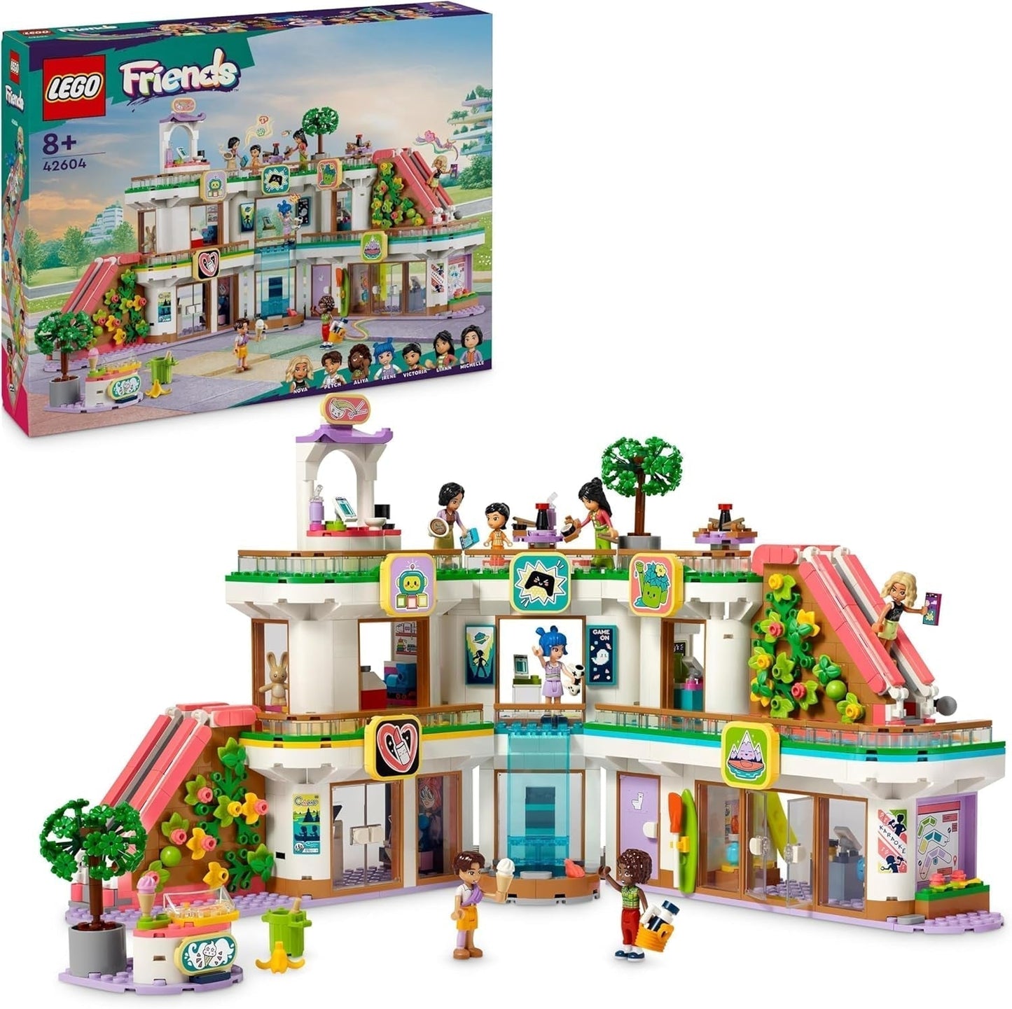 LEGO Friends Heartlake City Store Dockhusleksak för flickor och pojkar Figurset främjar social-emotionell utveckling Present för barn 8 år 42604 Byggset Besuche den LEGO-Store Singel