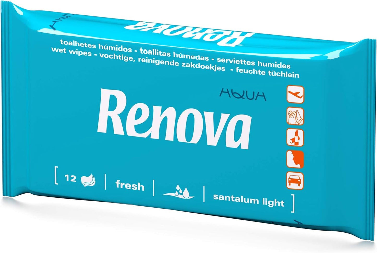 Renova våtservetter - 12 våt- och doftservetter