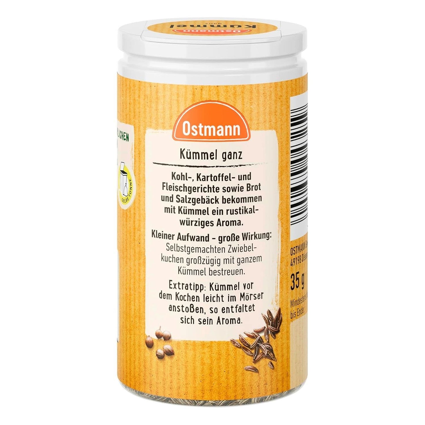 Ostmann - Hel spiskummin, 35 gram Condimente Naty Shop
