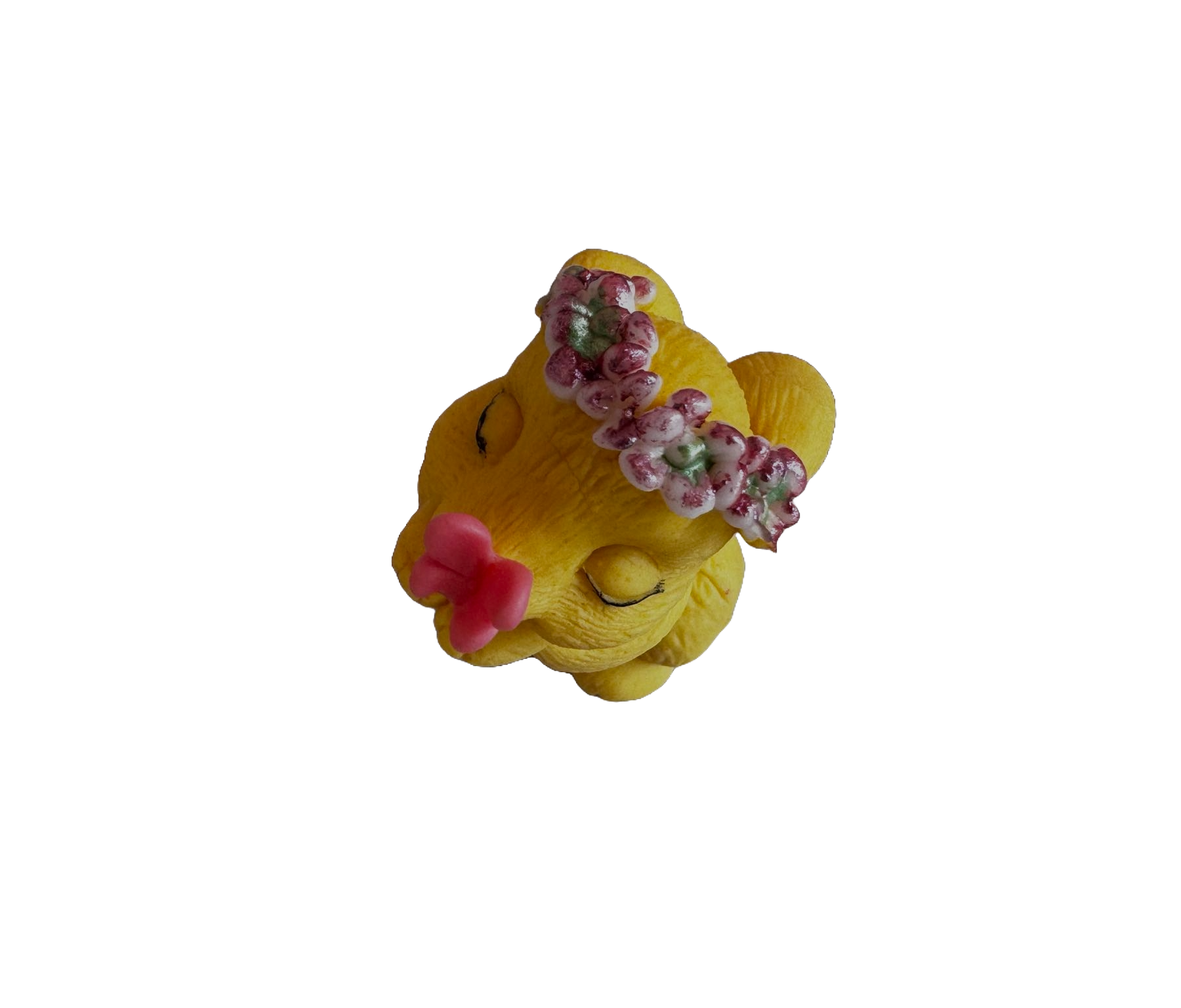 Ätlig dekoration från sockerpasta, kanin med en fjäril Dekorationer från Naty Shop Sugar Paste