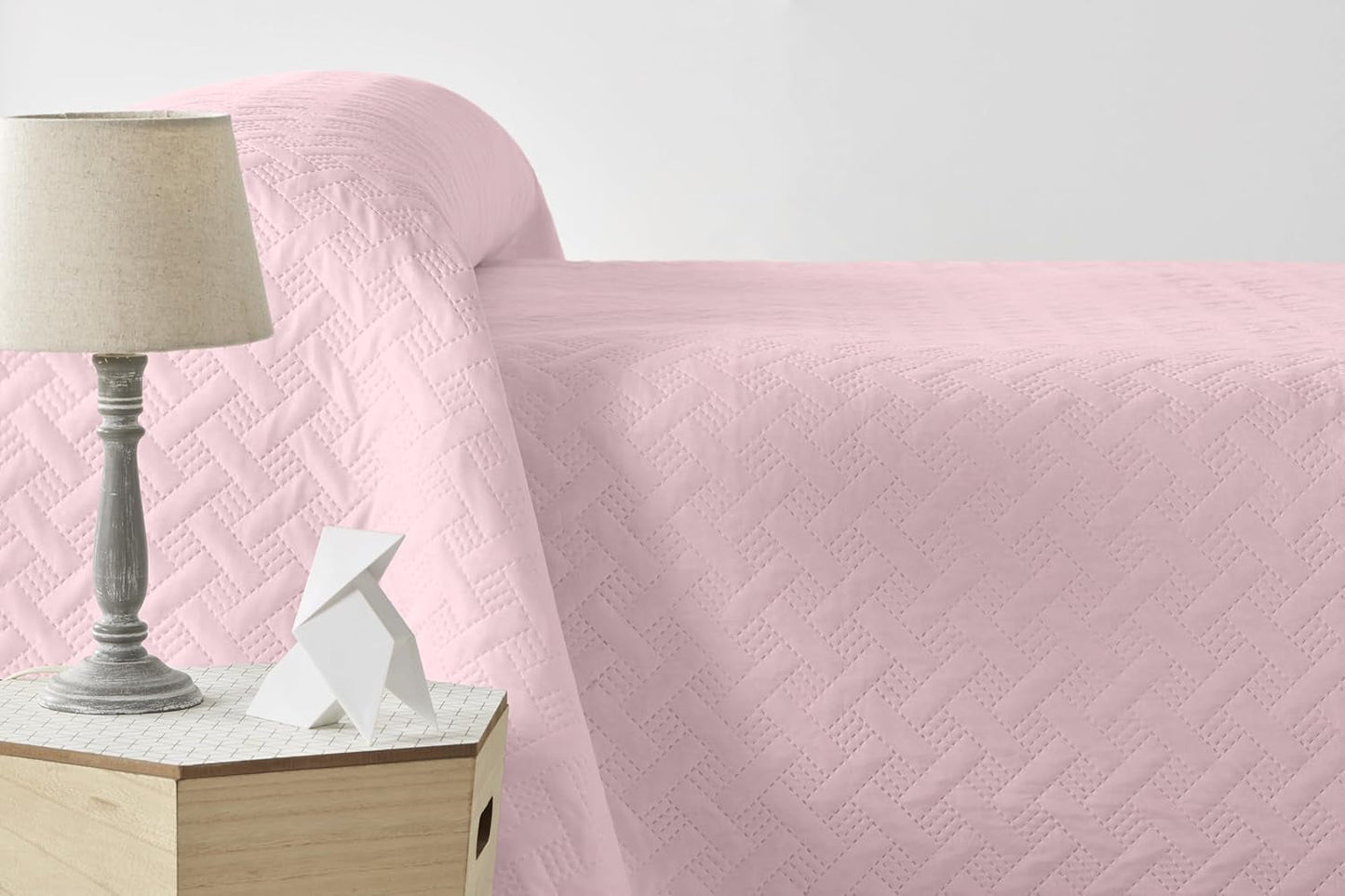 LISO - Överkast för 105 Cm - Bouti säng Överkast - Vår och sommar - 200X260 Cm - Rosa sängar och filtar Besuche den Degrees hem-Butik