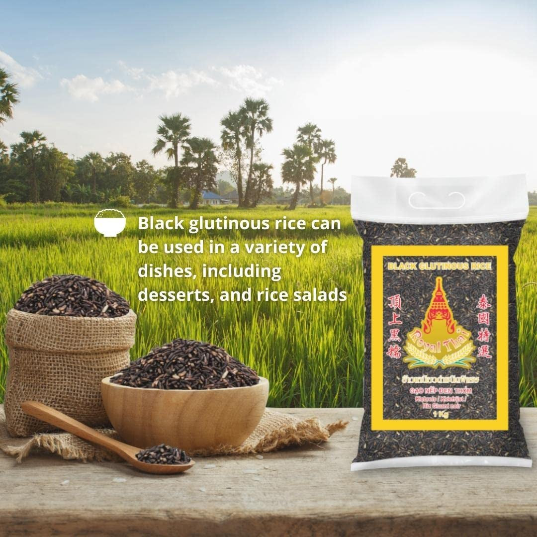 ROYAL THAI RICE - Svart klibbigt ris - 1 x 1 KG