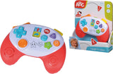 Simba 104010017 - ABC-spelkontroll, babyleksak, djurljud, sånger, 20+ ljud, från 12 månader, motoriska färdigheter, spelkonsol, toddlerleksak, lektelefon Bebe Toys Naty Shop