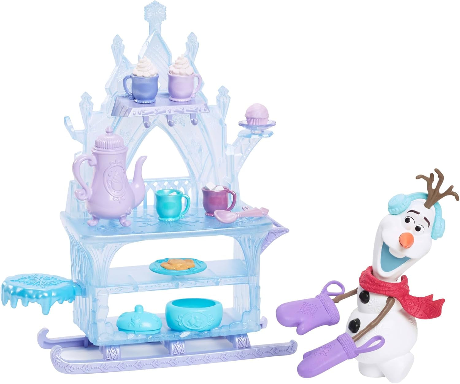Mattel Disney The Ice Queen Elsa Doll, The Ice Queen Doll, Kammat Blont Hår, Möbler, Avtagbara Skor, Disney Presenter, 3 år gamla leksaker, HLW47 Naty Shop Olaf Dolls