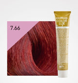 Gyllene färg 1,10 Blå svart 100 ml Naty Shop hårfärgning 7,66 Blond, röd, intensiv 100 G (1 förpackning)