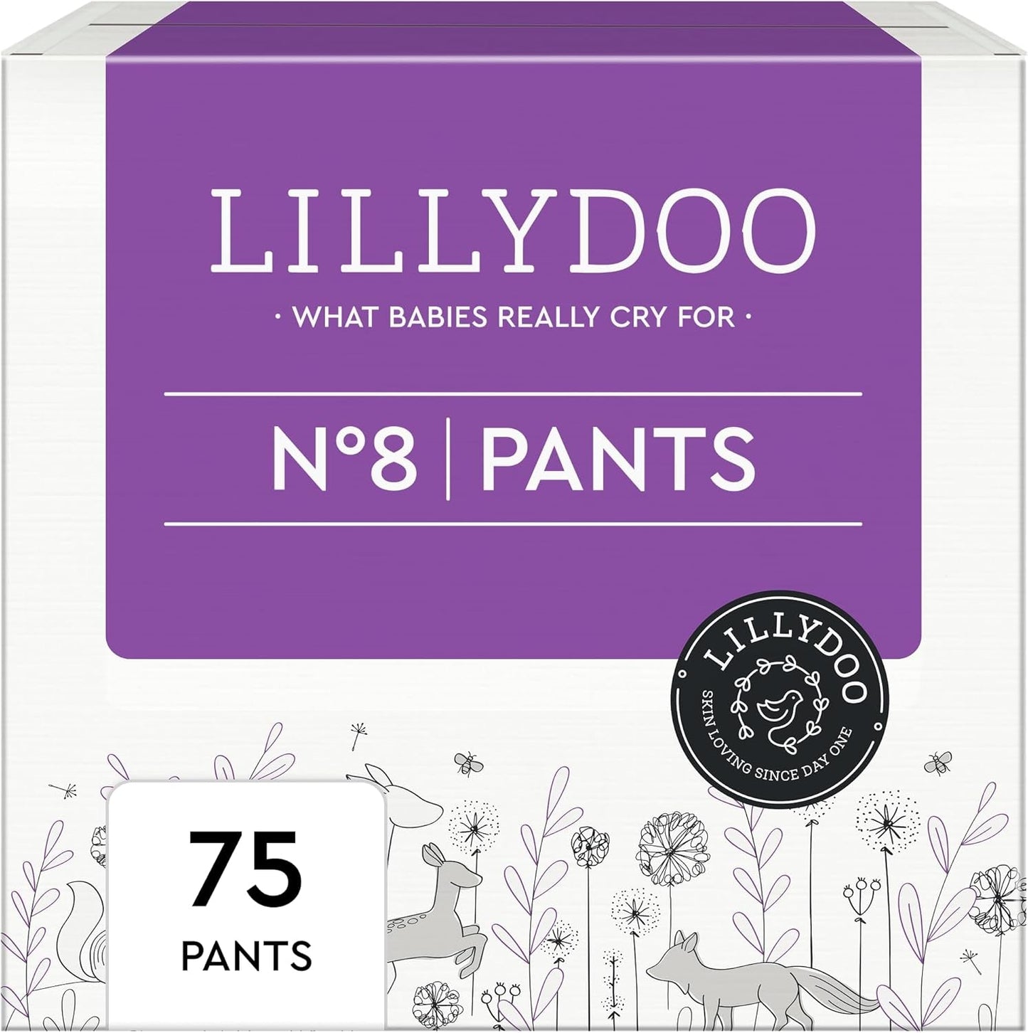 LILLYDOO hudvänliga byxor storlek 5 (12-17 kg) Månadslåda (105 stycken)
