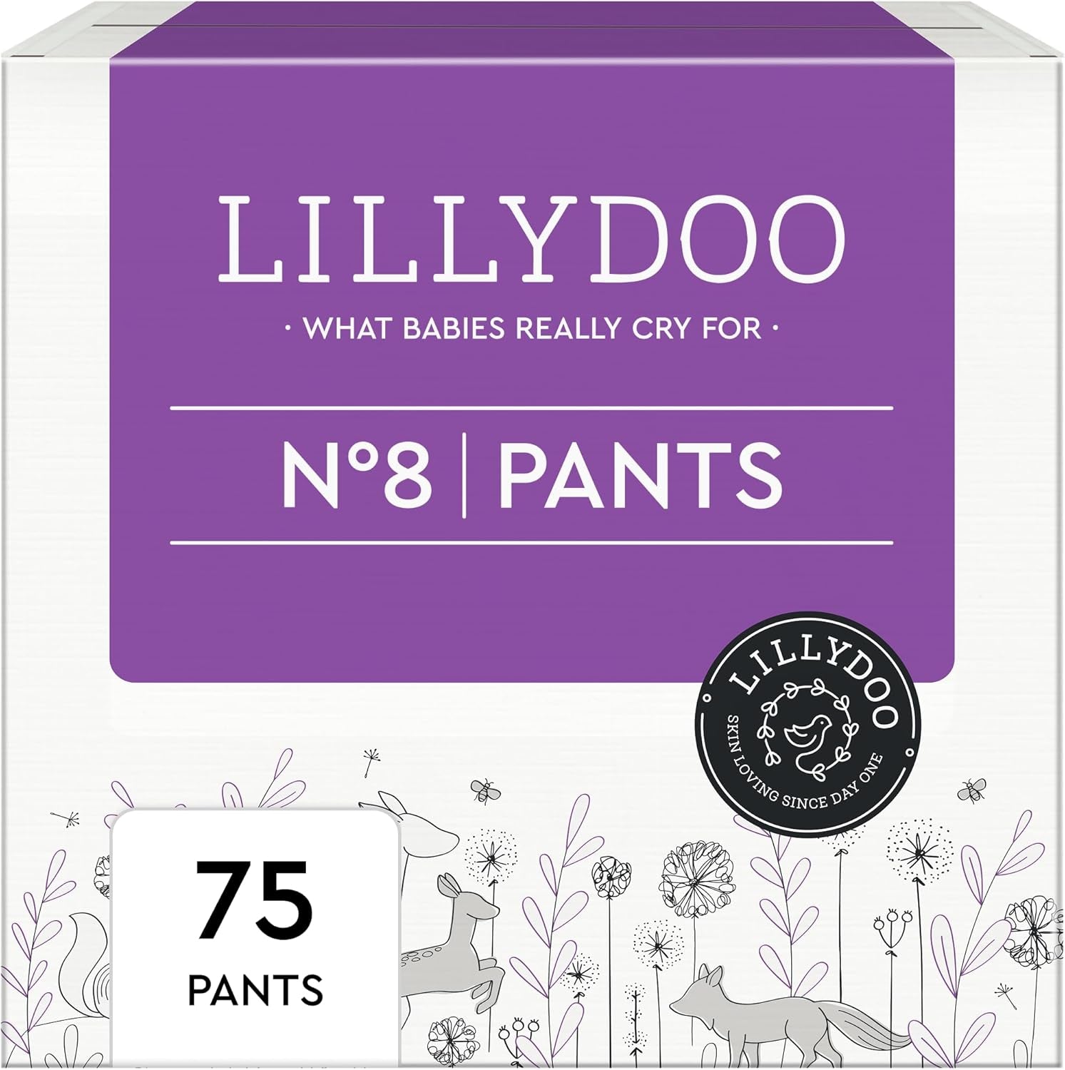 LILLYDOO hudvänliga byxor storlek 5 (12-17 kg) Månadslåda (105 stycken)