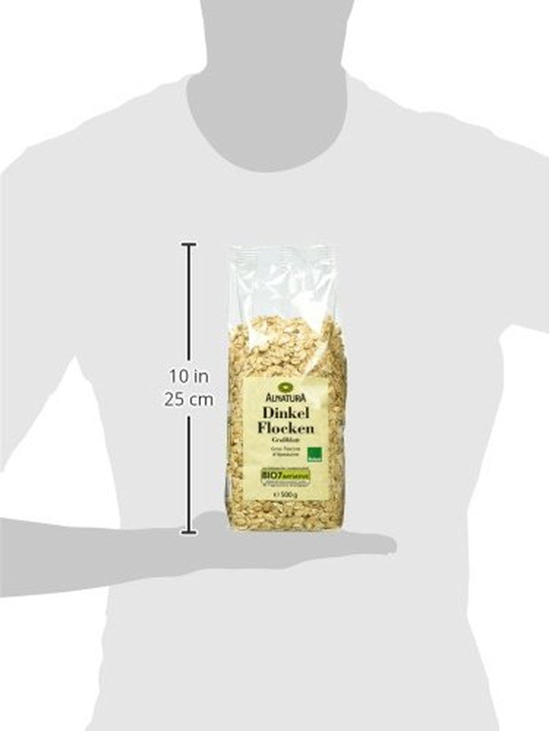 Bio Dinkelflocken Großblatt, 500G Cereals Naty Shop