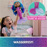 DREAMWORKS GABBY'S DOLLHOUSE – Sing & Shine Meerjungfrau Gabby, 35 cm stor Puppe mit Licht- und Soundeffekten, spricht Deutsch, für Kinder ab 3 Jahren