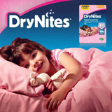 DryNites Pyjamasbyxor för flickor 3-5 år 1 förpackning (1 x 16 stycken)