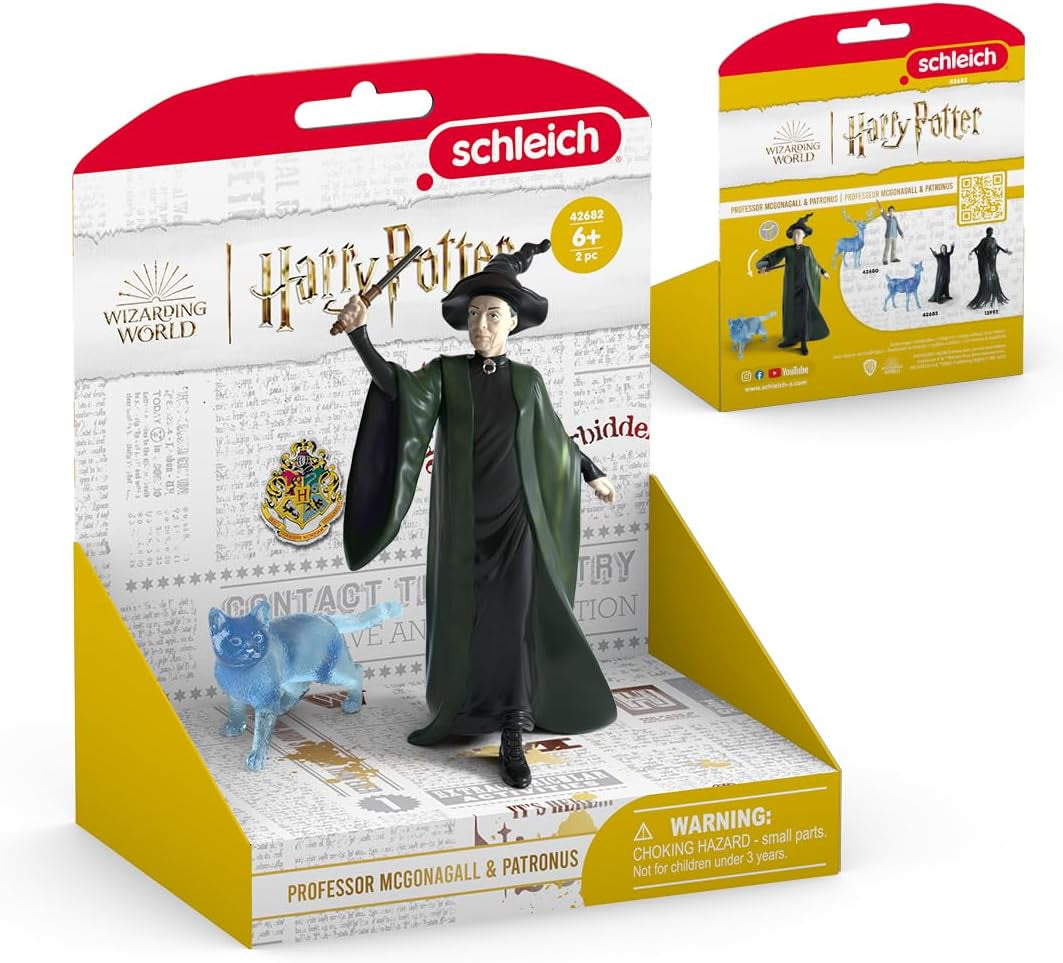 Schleich 42682 Professor McGonagall & Patronus, Från 6 år, HARRY POTTER - Lekfigur, 16 X 11 X 18 cm Actionfigurer Naty Shop