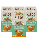 Allos Osötad fikon- och hallongröt, Set 6 x 500 gram Spannmål Naty Shop Gröt Ayurveda