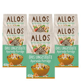 Osötad fikon- och hallongröt | Gröt utan socker | Ekologisk müsli | Müsli med frukt | Havregryn | Gröt till frukost | Spannmål till frukost | Vegan | Förpackning om 6 (6 x 500 g)
