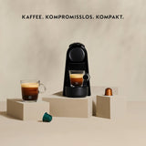 Espressomaskin med Nespresso De'Longhi Essenza Mini-kapslar, svart | Pumptryck 19 bar | Vattentank 0,6 l | För espresso och lungo | Liten espressomaskin – Fantastiska kaffestunder | EN85.B