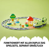 LEGO DUPLO Town Interactive Adventure Train, lekset med ljus och ljud för rollspel, låter 2-åringar bygga spår, förskolepedagogisk leksak 10427 Byggset Besuche den LEGO-Store