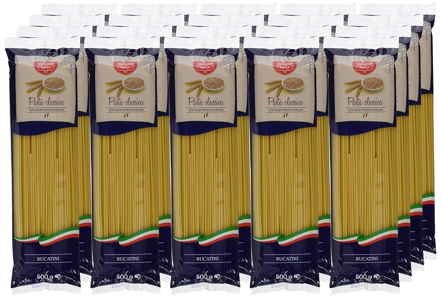 Pasta Bucatini - Makaroner, förpackning om 20 (20 x 500 g)