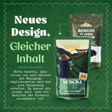Naturalebio japanskt Sencha-te - 200 g Ekologiskt grönt te - 100% rent och naturligt Sencha-grönt te - lösa blad från första skörden - ekologisk produkt odlad i Japan
