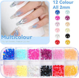 Harz Strasssteine ​​4200Pcs Strass Kristalle 1Mm-5Mm Gemischte Kinder Bastelsachen Kit Mit Strass Mit Picking Pinzette Und Stift Für DIY Nägel Kleidung Kunsthandwerk Gemischt Becher Party (A)
