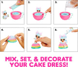 L.O.L. Överraskning! Mix & Make Birthday Cake Tots - Med samlardocka, DIY-tårtklänning, "bakning" och dekoration av tårtan, ingredienser och glitterströssel - Docka med tårtklänning - Perfekt för tjejer från 3+ år Naty Shop Dolls