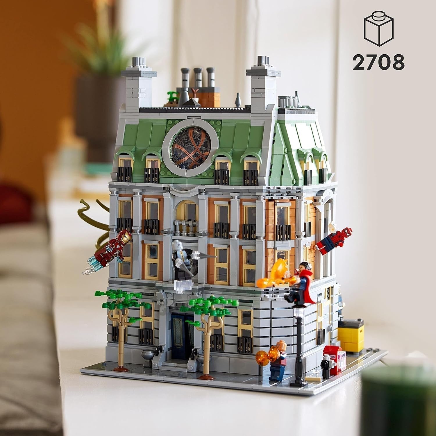 LEGO Marvel Sanctum Sanctorum 3-våningars modulbyggt set med Doctor Strange och Iron Man-minifigurer Avengers: Endgame Toy House Fan Samlarobjekt Stort rumsdekor 76218 Byggset Besuche den LEGO-Store