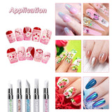 Qufiiry 5PCS Silikon Nagel Pinsel, Gel Schnitzen Pinsel, Silikon-Modellier Pinsel Set, Doppel Köpfe DIY Maniküre Werkzeug