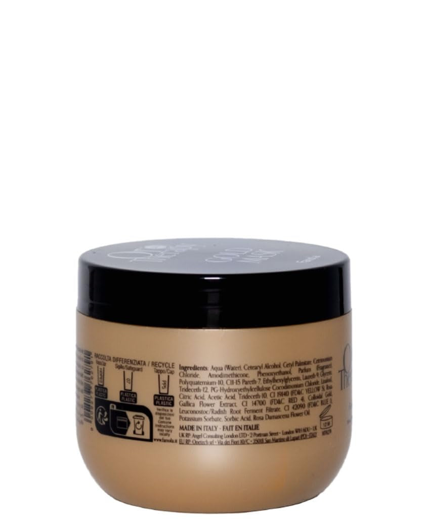 Fanola Orotherapy Gold Mask för alla hårtyper, 300 ml Naty Shop hårmask