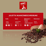 AVANTI Julietta Espresso kaffebönor, 500g, 70% Arabica 30% Robusta, traditionell trumrostning