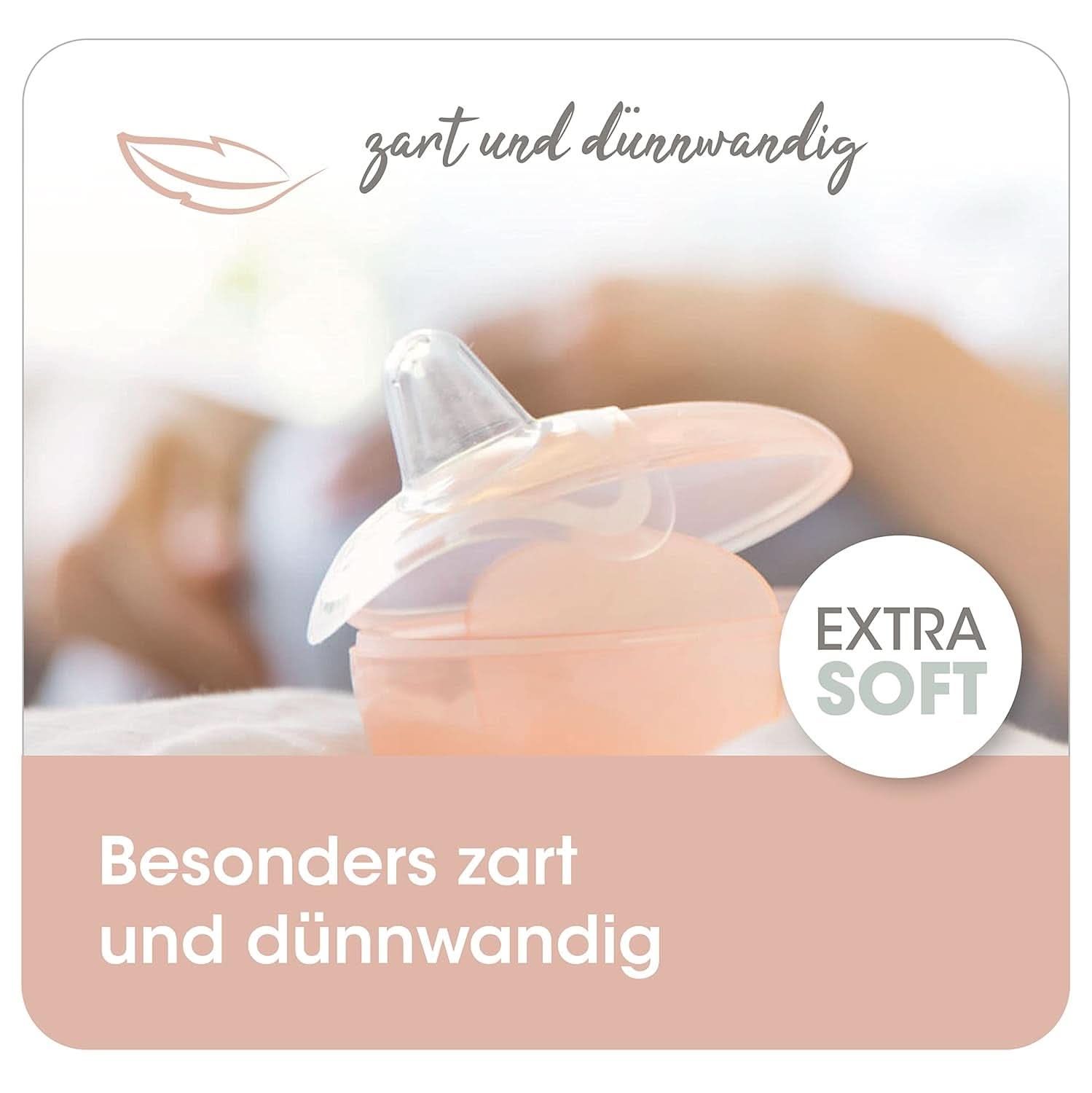 Nip® First Moments bröstvårtsköldar, 2 st Mat- och amningstillbehör Bebe Naty Shop