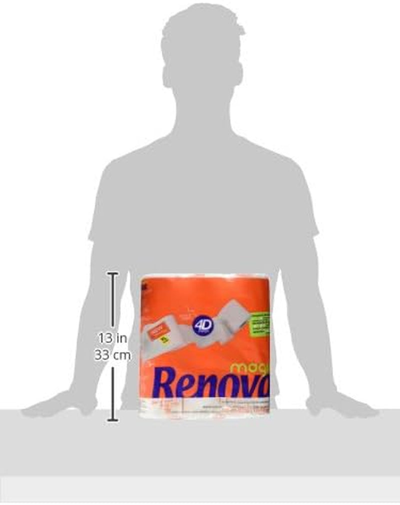 Renova toalettpapper, 7 paket med 9 rullar - 63 rullar totalt