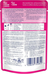 Vitakraft Poésie Délice, Nassfutter Katze, Katzennassfutter i sås, med kyckling, Vorratspackung, ohne Zusatz von Zucker och Getreide (23x 85g)