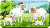 Ravensburger Pussel för barn - 05072 Husdjursfamiljer - Mitt första 9X2-pussel - Pussel för 2-åringar Pussel Naty Shop