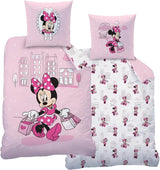 Barnsängkläder, olika seriefigurer, 100% bomull Sängkläder - barn Naty Shop Minnie Mouse