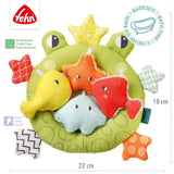 Fehn groda badnät - Babybadleksak för badkar - Flytande vattenleksak för glatt badkul - Badleksak för spädbarn och småbarn från 0+ månader Babyleksaker Naty Shop