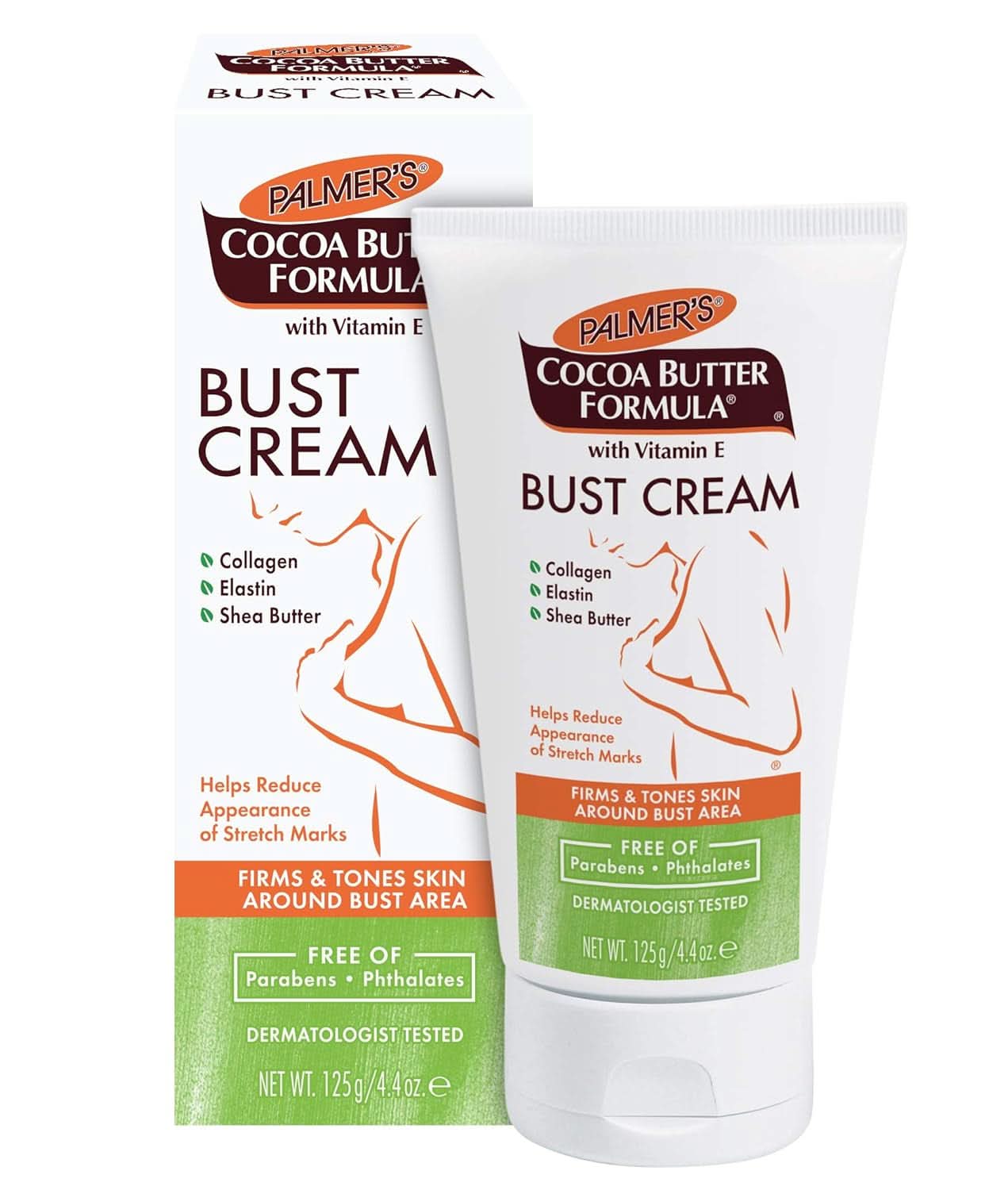 Palmer's Pregnancy Cocoa Butter, kräm för att återställa bysten efter födseln Kosmetika och skönhet Naty Shop 3 stycken