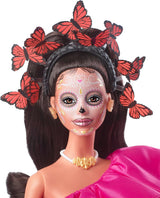 Day of the Dead Barbie Doll - begränsad upplaga med traditionell klädsel och smycken, inkluderar stativ och samlarcertifikat, för samlare och fans från 6 år och uppåt, HJX14